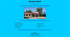 Desktop Screenshot of bordermotel.com.au